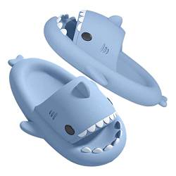 GULAKY Cloud Shark Slides Pillow Slippers Damen /Herren Hausschuhe Unisex Badeschuhe für Sommer,Himmelblau,36.37 von GULAKY