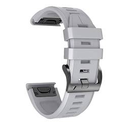 GUMMMY Ersatz-Smartwatch-Armband für Garmin Fenix 7, 7X, 6, 6X, Pro, 5X, 5 Plus, 3HR, Epix, Schnellverschluss-Armband aus Silikon, 22mm Fenix 5 5Plus, Achat von GUMMMY