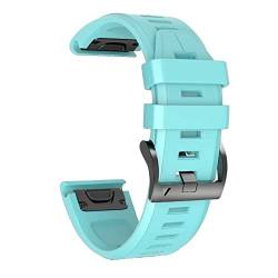 GUMMMY Ersatz-Smartwatch-Armband für Garmin Fenix 7, 7X, 6, 6X, Pro, 5X, 5 Plus, 3HR, Epix, Schnellverschluss-Armband aus Silikon, 22mm Fenix 6 6Pro, Achat von GUMMMY