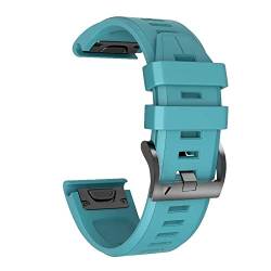 GUMMMY Ersatz-Smartwatch-Armband für Garmin Fenix 7, 7X, 6, 6X, Pro, 5X, 5 Plus, 3HR, Epix, Schnellverschluss-Armband aus Silikon, 26mm Fenix 5X 5XPlus, Achat von GUMMMY
