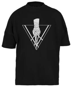 Handler Walter Emblem from Armored Core Schwarz Baggy T-Shirt Herren Damen Unisex Kurze Black Ärmel Mens Womens von GUNMANTOR