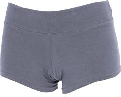 GURU SHOP Goa Pantys, Hotpants, Bikini Shorts, Taubenblau, Baumwolle, Size:L (40) von GURU SHOP