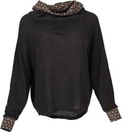 GURU SHOP Hoody, Sweatshirt, Pullover, Kapuzenpullover, Schwarz, Baumwolle, Size:M/L (40) von GURU SHOP