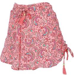 GURU SHOP Leichte Pantys, Seidig Glänzende Print Shorts, Damen, Rosa, Synthetisch, Size:38 von GURU SHOP