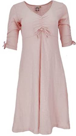 GURU SHOP Midikleid aus Bio-Baumwolle, Basic Kleid Organic, Cherry Blossom, Size:L (40) von GURU SHOP