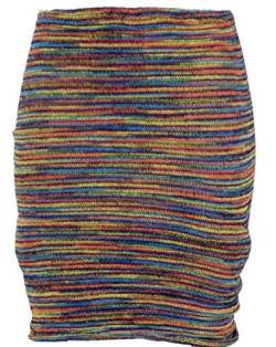 GURU SHOP Minirock, Strickrock, Ethnorock, Damen, Regenbogen, Baumwolle, Size:36 von GURU SHOP