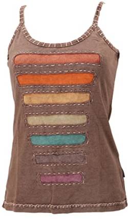 GURU SHOP Stonewash-Goa-Top, Modell 3, Baumwolle, Size:S/M (36) von GURU SHOP