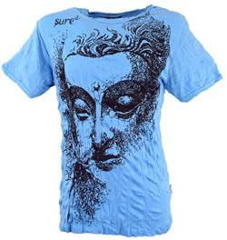GURU SHOP Sure Herren T-Shirt, Hellblau, Baumwolle, Size:XL von GURU SHOP