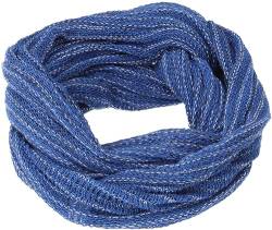 GURU SHOP Weicher Loop Schal, Magic Loopschal, Herren/Damen, Blau, Baumwolle, Size:One Size von GURU SHOP