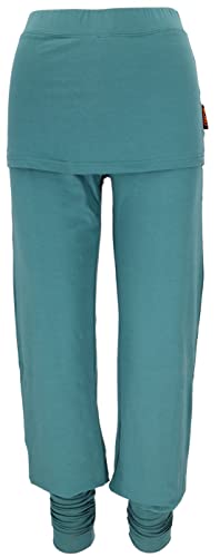 GURU SHOP Yoga-Hose mit Minirock in Bio-Qualität, Autumn Sky, Baumwolle, Size:M (38) von GURU SHOP