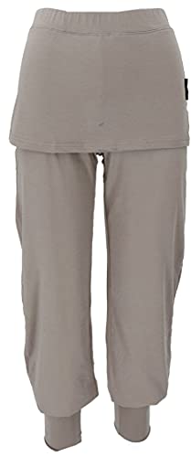 GURU SHOP Yoga-Hose mit Minirock in Bio-Qualität, Chai, Baumwolle, Size:M (38) von GURU SHOP