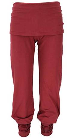 GURU SHOP Yoga-Hose mit Minirock in Bio-Qualität, Paprika, Baumwolle, Size:L (40) von GURU SHOP