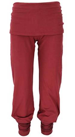 GURU SHOP Yoga-Hose mit Minirock in Bio-Qualität, Paprika, Baumwolle, Size:S (36) von GURU SHOP
