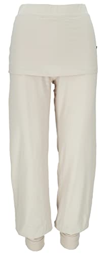 GURU SHOP Yoga-Hose mit Minirock in Bio-Qualität, Sand, Baumwolle, Size:L (40) von GURU SHOP