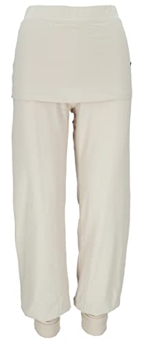 GURU SHOP Yoga-Hose mit Minirock in Bio-Qualität, Sand, Baumwolle, Size:S (36) von GURU SHOP