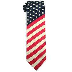 Herren amerikanische Flagge Krawatten formell 8,25 cm USA Flagge Krawatten, Formell von GUUNIEE