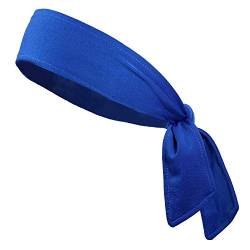 Stirnbänder, Stirnbänder for Binden am Stirnband for Damen und Herren, for Laufen, sportliches Haar-Stirnband, elastisch, Sport, Schweiß, verstellbar, rutschfest, feuchtigkeitsableitend (Color : Blue von GVATS