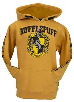 Lizenzierter Unisex-Kinder Harry Potter Hufflepuff Hoodie Größen 1 Jahr bis 13 Jahre, Gelb, gelb, 13 Jahre von GWCC
