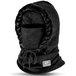 GXCROR Sturmhaube Balaclava Sturmhaube Motorrad Skimaske Sturmhaube Fahrrad Balaclava Herren Damen Warm Fleece Sturmhaube Winter Ski Maske Männer Frauen für Ski Motorrad Fahrrad von GXCROR