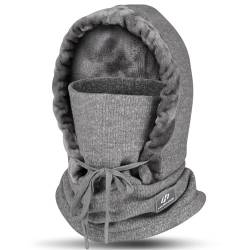 GXCROR Sturmhaube Balaclava Sturmhaube Motorrad Skimaske Sturmhaube Fahrrad Balaclava Herren Damen Warm Fleece Sturmhaube Winter Ski Maske Männer Frauen für Ski Motorrad Fahrrad von GXCROR