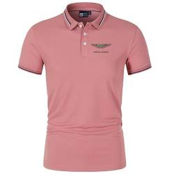 GXEBOPS Golf Poloshirt für Herren As_ton Mar_tin Service Kurzarm T-Shirts Lässiges T-Shirt Poloshirts Größe/I/XL von GXEBOPS