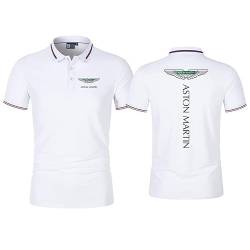 GXEBOPS Golf Poloshirt für Herren As_ton Mar_tin Service Kurzarm T-Shirts Lässiges T-Shirt Poloshirts Hemden/A/L von GXEBOPS