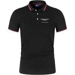 GXEBOPS Golf Poloshirt für Herren As_ton Mar_tin Service Kurzarm T-Shirts Lässiges T-Shirt Poloshirts Hemden/A/XXL von GXEBOPS