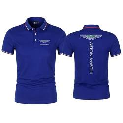 GXEBOPS Golf Poloshirt für Herren As_ton Mar_tin Service Kurzarm T-Shirts Lässiges T-Shirt Poloshirts Hemden/B/M von GXEBOPS