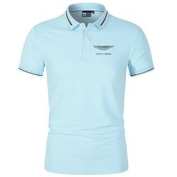 GXEBOPS Golf Poloshirt für Herren As_ton Mar_tin Service Kurzarm T-Shirts Lässiges T-Shirt Poloshirts Hemden/D/L von GXEBOPS