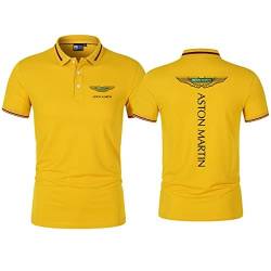 GXEBOPS Golf Poloshirt für Herren As_ton Mar_tin Service Kurzarm﻿ T-Shirts Lässiges T-Shirt Poloshirts Hemden/E/3XL von GXEBOPS