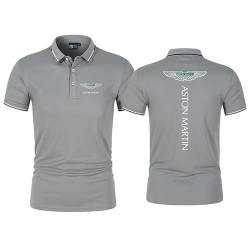 GXEBOPS Golf Poloshirt für Herren As_ton Mar_tin Service Kurzarm T-Shirts Lässiges T-Shirt Poloshirts Hemden/F/L von GXEBOPS