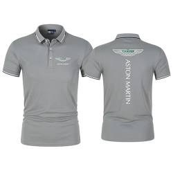 GXEBOPS Golf Poloshirt für Herren As_ton Mar_tin Service Kurzarm T-Shirts Lässiges T-Shirt Poloshirts Hemden/F/XL von GXEBOPS