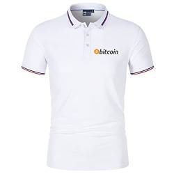 GXEBOPS Golf Poloshirt für Herren Bitcoin Service Kurzarm T-Shirts Lässiges T-Shirt Poloshirts Vermissen/B/3XL von GXEBOPS