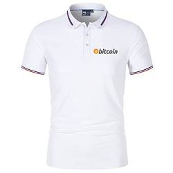 GXEBOPS Golf Poloshirt für Herren Bitcoin Service Kurzarm T-Shirts Lässiges T-Shirt Poloshirts Vermissen/B/M von GXEBOPS