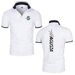 GXEBOPS Golf Poloshirt für Herren MV_Agusta Service Kurzarm T-Shirts Lässiges T-Shirt Poloshirts Tee/D/L von GXEBOPS