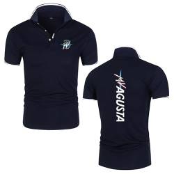 GXEBOPS Golf Poloshirt für Herren MV_Agusta Service Kurzarm T-Shirts Lässiges T-Shirt Poloshirts Tee/F/L von GXEBOPS