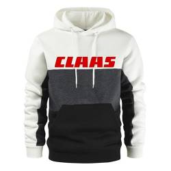 GXEBOPS Herren Hoodie Cl_AAS Baumwolle Colorblock Lässige Sportbekleidung Langarm Damen Kapuzenjacke Jacken/B/XXS von GXEBOPS