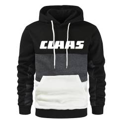 GXEBOPS Herren Hoodie Cl_AAS Baumwolle Colorblock Lässige Sportbekleidung Langarm Damen Kapuzenjacke Jacken/D/XL von GXEBOPS