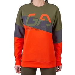GYM AESTHETICS | Freizeit Farbblockierung Sweatshirt für Damen in Orange von GYM AESTHETICS