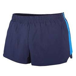 GYMAPE Herren Sport 1 "Elite Split Contrast Laufshorts Schnell Trocknend Leichtgewicht 100% Polyester Navy blau XL von GYMAPE