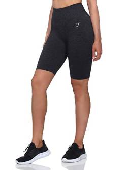 GYMSHARK Damen Adapt Animal Seamless Shorts, Tights Farbe: Schwarz (Hybrid); Größe: M von GYMSHARK