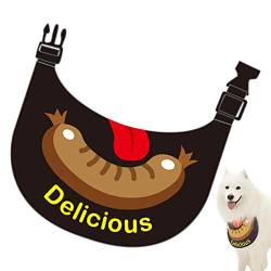 Sommer Hundehalstuch | Atmungsaktives Haustier-Bandana, verstellbares Hundeschal-Lätzchen,Bequemes Sommerhalsband-Lätzchen mit Knopf für Katzen, Hunde und kleine, mittelgroße und große Gyouza von GYOUZA