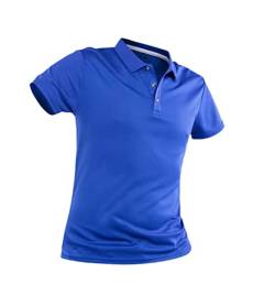 Herren-Poloshirt, kurzärmelig, schnelltrocknend, atmungsaktiv, für Golf, Tennis, blau, 4X-Groß von GYSAFJ