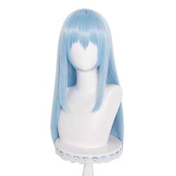 GZIRUE Blaue Lange Gerade Perücke Haar für Rimuru Tempest Wig Cosplay Anime Kostüm with Wig Cap von GZIRUE