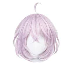 GZIRUE Hellrosa Kurze Perücke Haar für Senju Kawaragi Cosplay Wig Anime Kostüm mit Perücke Kappe Wig Cap von GZIRUE