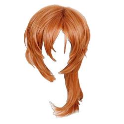 GZIRUE Orange Perücke Haar für Männer Anime Bungo Chuya Cosplay BSD Bungou Wig von GZIRUE