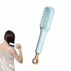 Self-Cleaning Anti-Static Massage Comb, Selbstreinigende Haarbürste, Haarbürste Antistatisch Skalierbare Anhebende Selbstreinigende Haarbürste, Massagehaarbürste, Antistatischer Massagekamm (blau) von GZWY