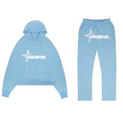 GaNtec Jogginganzug für Herren Damen Y2K Tops+Hose Corteiz Tracksuit Buchstaben Druck Lose Hoodies und Jogginghosen Hip Hop Unisex Pullover Sporthosen Trapstar Anzug von GaNtec