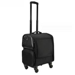 Beauty Roller-Koffer, Trolley-Make-up-Tasche, laminierte Reißverschlusstasche, wasserdicht, großes Fassungsvermögen, Trolley-Make-up-Koffer, geeignet für den Schönheitsgebrauch zu von GaRcan