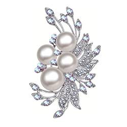 Elegante Perlen-Anstecknadeln, luxuriöse Kragennadel für Frauen, Kragenclips, handgefertigte Schalnadel, Schmuck, Brustnadeln, Anstecknadel von GaRcan